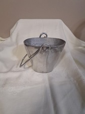 Vintage Silver Putter Planter with Handle Made In USA