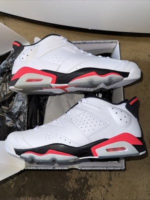 NIKE AIR JORDAN 6 RETRO LOW WHITE-INFRARED 23-BLACK SZ 14 [304401