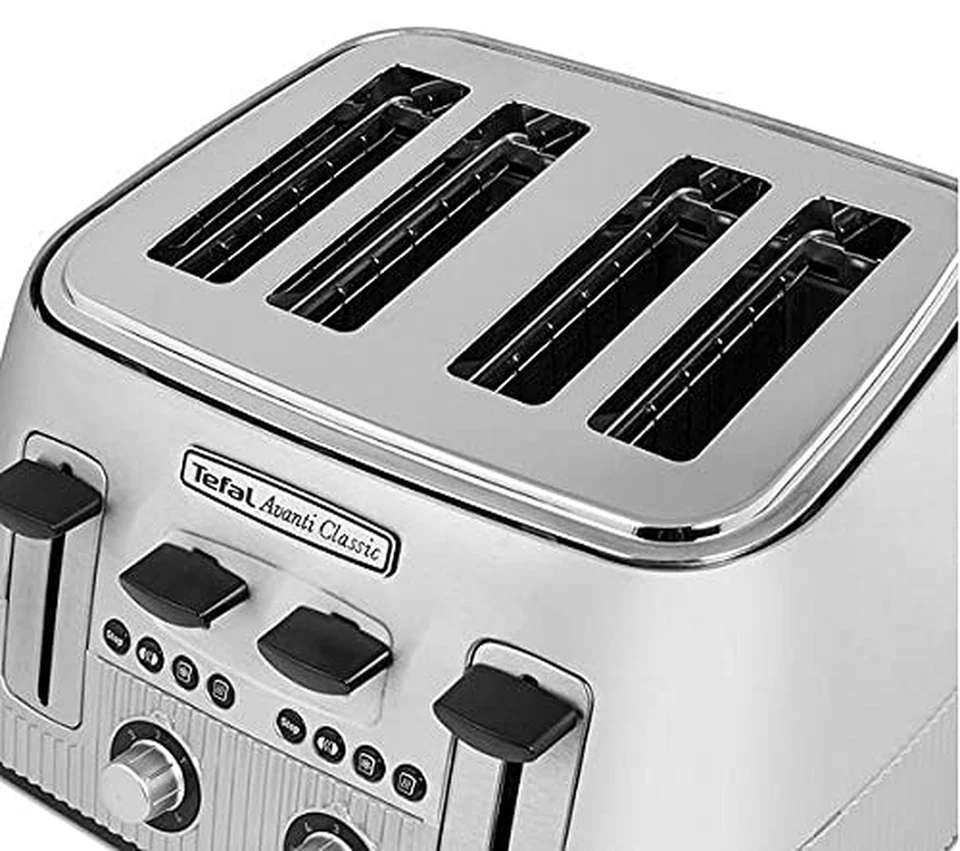 TEFAL Avanti Classic 4-Slice Toaster - Silver - Image 3 of 3