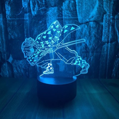 Cute Anime Figure Character 3D LED Optical Illusion Sleep Night Light