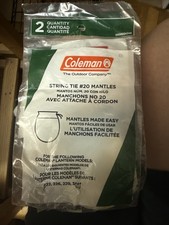 Coleman String Tie Mantles, 2-Pack of Model 20 Mantles 1, White