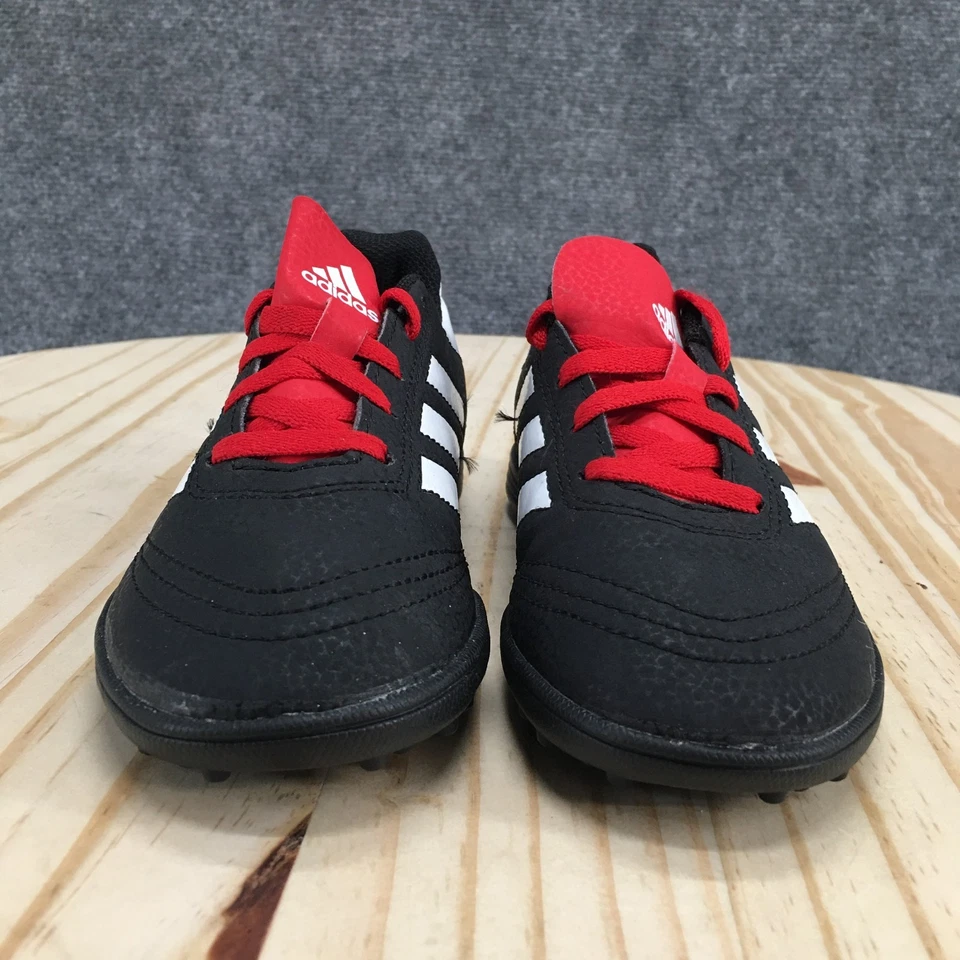 Adidas Kids 13K Black White Red Turf Soccer Shoes Cleats Low Top G26370 - Image 4 of 4