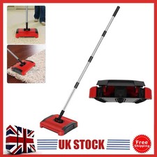 Carpet Sweeper Manual Floor Cleaner Roller Sweeper Broom Non Electric Sweeper