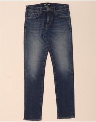 Gas Herren Sax Skinny Jeans W32 L32 blau Baumwolle EB08