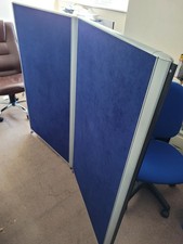 Office partitioning 9 Panels, Linked Concertina Office Display-Partition Screens