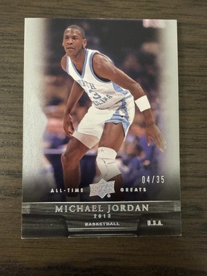 2012 Upper Deck All-Time Greats Michael Jordan /35
