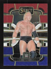 Sid Vicious 2024 Panini Select WWE Red and Blue Prizms #35
