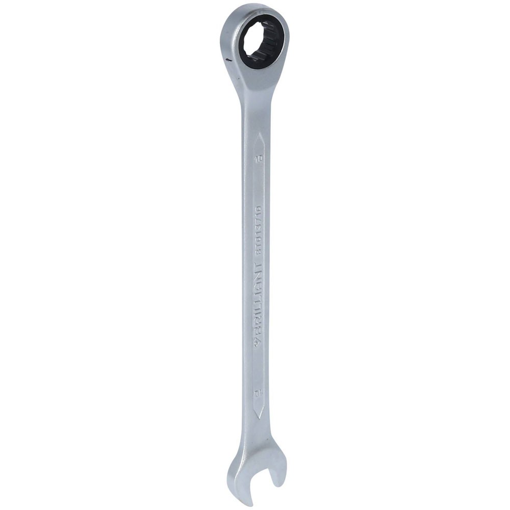 Brilliant Tools Ratcheting Wrench 10mm 72 Teeth Chrome Vanadium