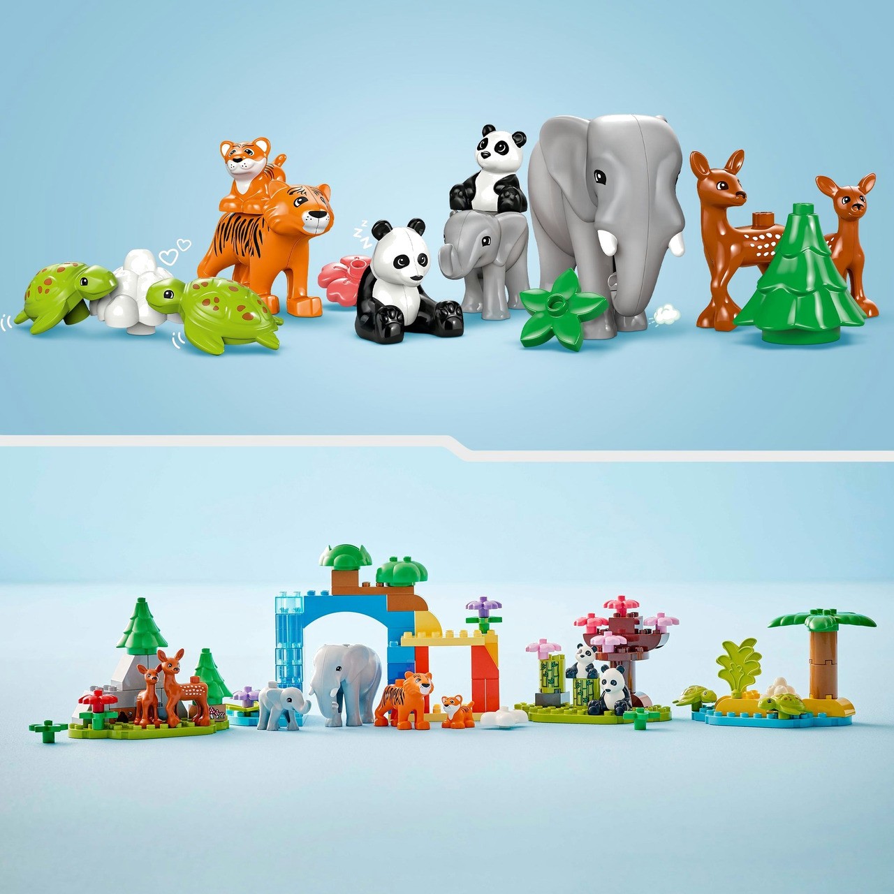 LEGO Set di costruzioni Famiglie di animali selvatici DUPLO 3EN1 10446 foto 5