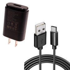 Home Wall Charger 6ft Long USB-C Cable Power Adapter USB-C Wire for Tablets