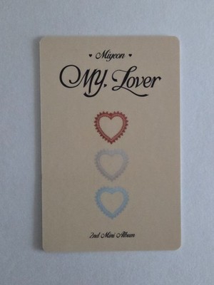 G)I-dle Miyeon Solo 2nd Mini Album My Lover Photocard Set | eBay