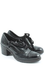 BAGATT Scarpa Richelieu Donna Scarpa business Taglia IT 38 nero effetto bagnato