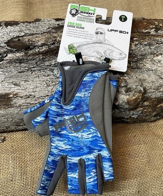 Fish Monkey Performance L Fishing Gloves FM21 Pro365 Guide Glove FAST SHIPPING 