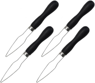 4 Pack Easy Button Hook - Button Assist Device Helper Tool - Stainless Steel But