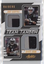 2023 Absolute Team Tandem Materials Gold /99 Jimmy Garoppolo Davante Adams 16wc