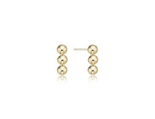 eNewton Joy stud earrings 4mm gold
