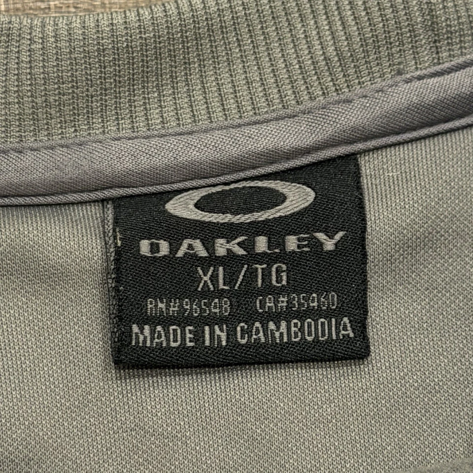 Vtg Oakley Sweatshirt Software Y2K Center Logo Embroidered Tech Fleece Mens XL - Image 3 of 4