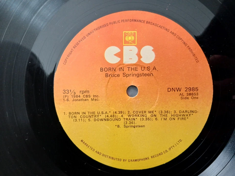 Bruce Springsteen RARE Zimbabwe Press Born In The Dylan Police Straits Stones - Image 4 of 4