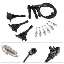 UF431 3x Ignition Coil & 6x Spark Plug & 3x Wireset Pour Kia Sorento 3.5L V6