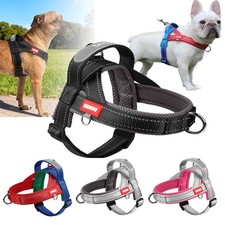 Dog Pet Vest Harness No Pull w/ Handle Adjustable Control Harness Reflective