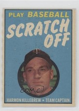 1970 Topps Scratch Off Unscratched Harmon Killebrew HOF hn8