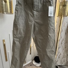Universal Thread Women's Beige Stretch Pants Cotton Spandex Regular Straight