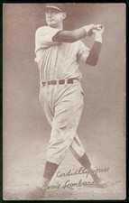 1939-46 Exhibits Salutation (W462) #NNO Ernie Lombardi VG