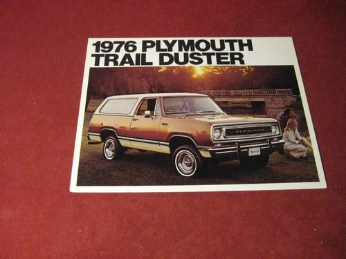 1976 Plymouth Trail Duster Truck Sales Brochure Booklet Catalog Original Old