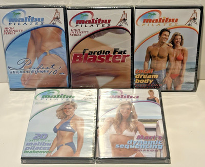 Malibu Pilates 5 DVD Lot BRAND NEW SEALED Work Out Exercise High Intensity