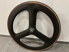 ruota anteriore vintage FES trispoke aero 650c 26" cronometro lo pro pista pista NOS