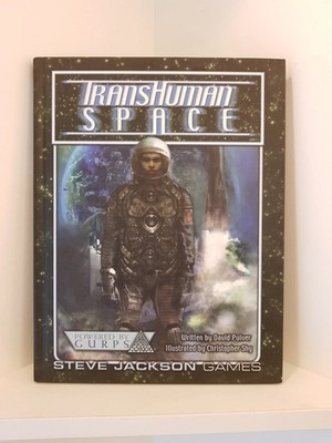 GURPS, TransHuman Space, Hardcover, Steve Jackson Games, RPG