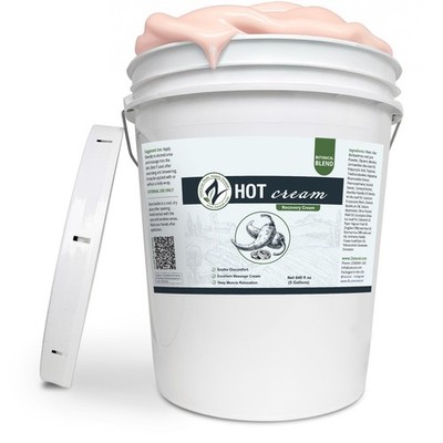 Hot Cream | 5 Gallon Bulk Size | Heating and Cooling Massage Cream