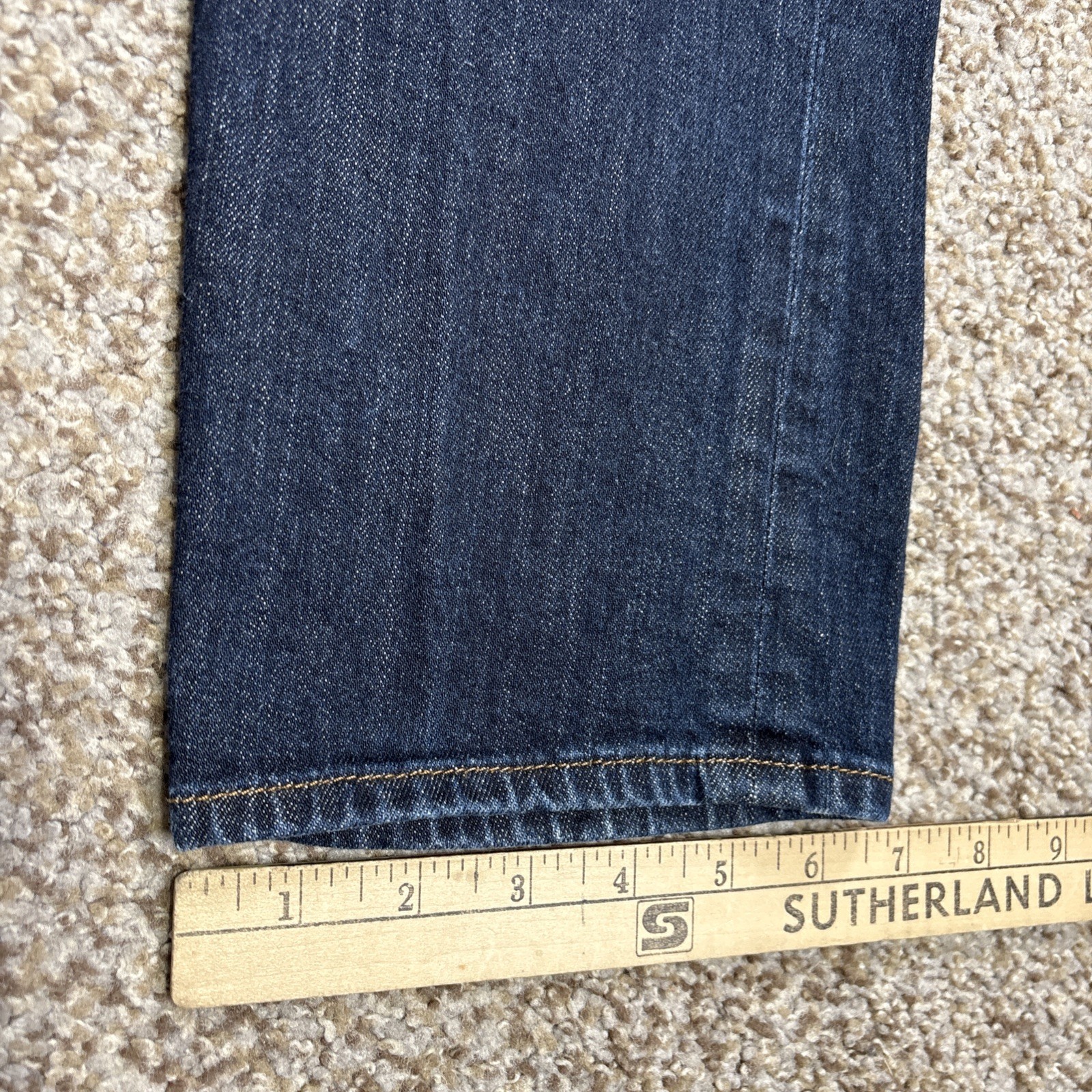 Brooks Brothers Mens 1818 Denim Classic Straight Slim Jeans 32/33 Fits 30 X 30 - View 11