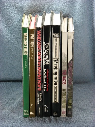 Lot2 WWII Book Collection, High Command, Third Reich, Propaganda, Secret Agents.