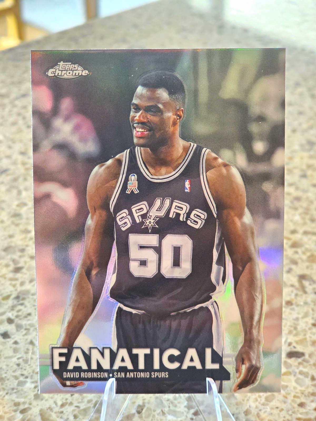 2025-26 Topps Chrome Fanatical David Robinson Spurs #FAN-19 Insert