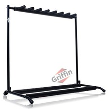 Soporte de almacenamiento para guitarras GRIFFIN 7 - Soporte múltiple Soporte para bajos de piso