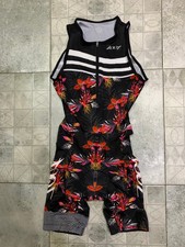 Zoot Triathlon Suit Size S approx Full Zip Sleeveless Tri Suit Cycling
