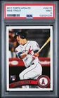 2011 Topps Update Mike Trout ROOKIE (JUST GRADED) PSA 9 MINT RC US175 Angels