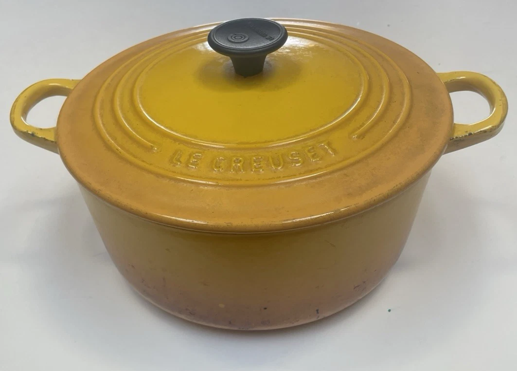 Le Creuset Enameled Cast Iron 3.5Qt Dutch Oven Casserole 22 Made in France