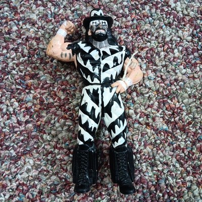 Macho Man Randy Savage Wrestling Action Figure 7'' WCW 1995 OSFTM Black & White
