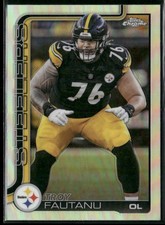 2025 Topps Chrome #256 Troy Fautanu Refractor