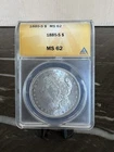 1885-S  $1 Morgan Silver Dollar ANACS MS62