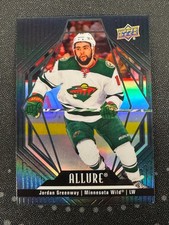 2022-23 Upper Deck Allure #19 Jordan Greenway Black Rainbow Minnesota Wild