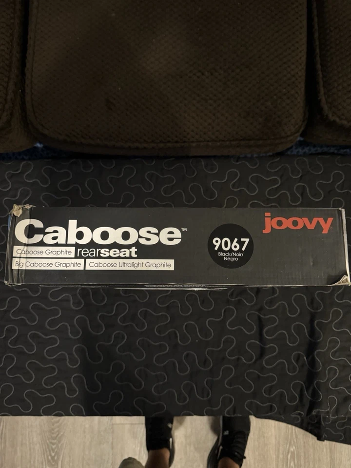 Stroller Rear Seat Joovy Caboose Ultralight Big Caboose 9067 Black (NIB) - Image 3 of 3