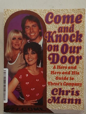 Amazing RARE Book COME AND KNOCK ON OUR DOOR Chris Mann THREE'S COMPANY
