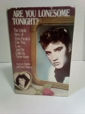 Elvis Presley Are You Lonesome Tonight The Untold StoryHard Back Cover Vntg Book