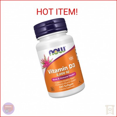 High Potency Vitamin D-3 2,000 IU for Structural Support* Supplements