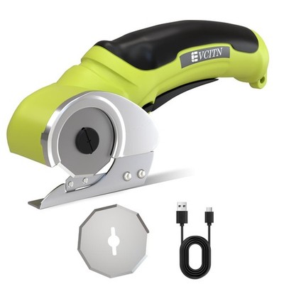 Cordless Scissors, Cardboard Cutter with -Sharpening Cutter Blade, Rechargeab...