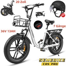 20 Zoll Samebike 500W Elektrofahrrad 36V 13Ah Herren/Damen E-City bike Klapprad