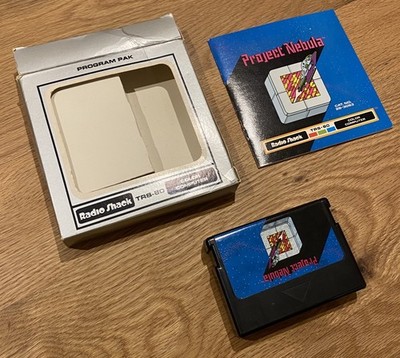 Vintage 1981 Color Computer Project Nebula Game Radio Shack TRS-80 Program Pak Tandy